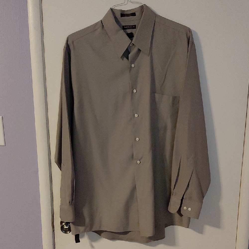 Van Heusen Men's Gray Dress Shirt